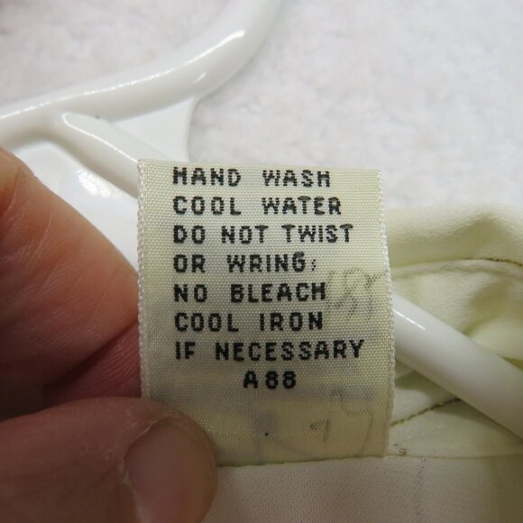 Liz Claiborne Shirt Womens Size 8 Vintage Gold Thread Long Sleeve Vintage Blouse - Picture 7 of 10